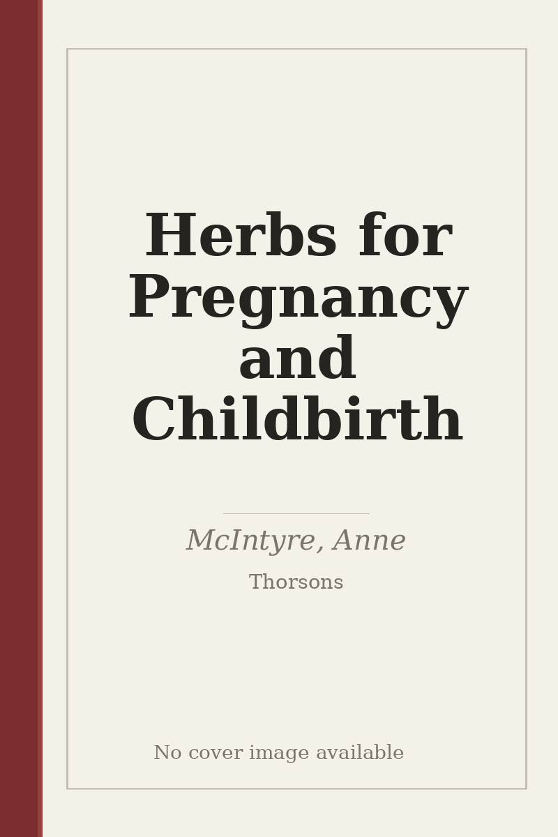 Herbs for Pregnancy and Childbirth - no cover image available