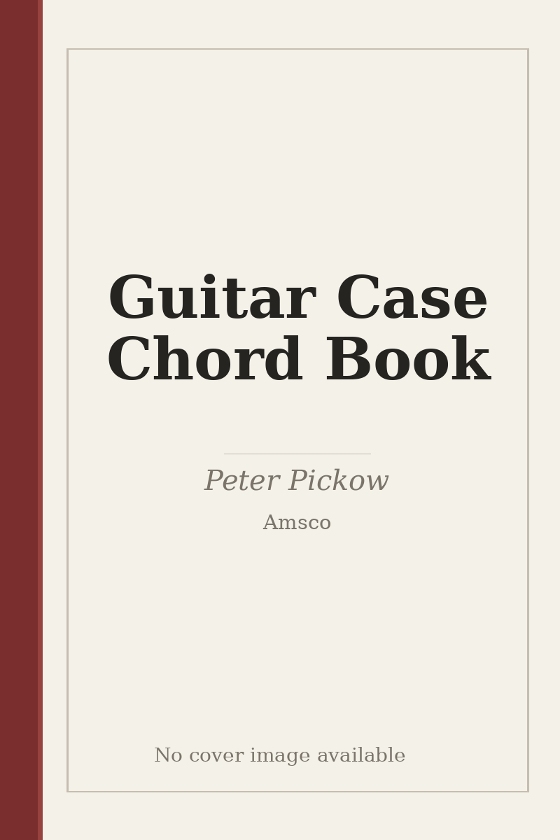 Guitar Case Chord Book - no cover image available