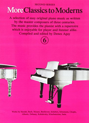 More Classics To Moderns 6. Piano Solo.