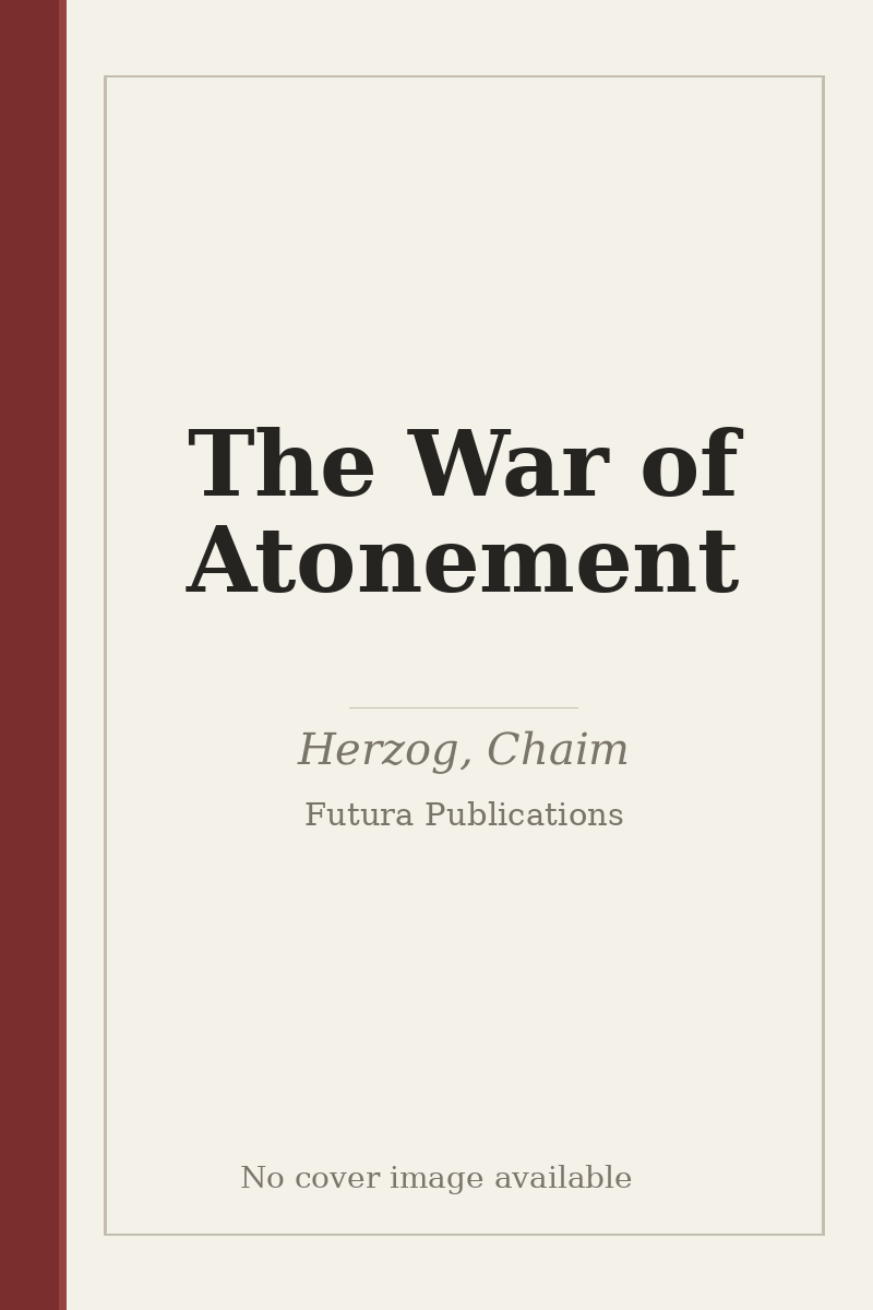 The War of Atonement - no cover image available