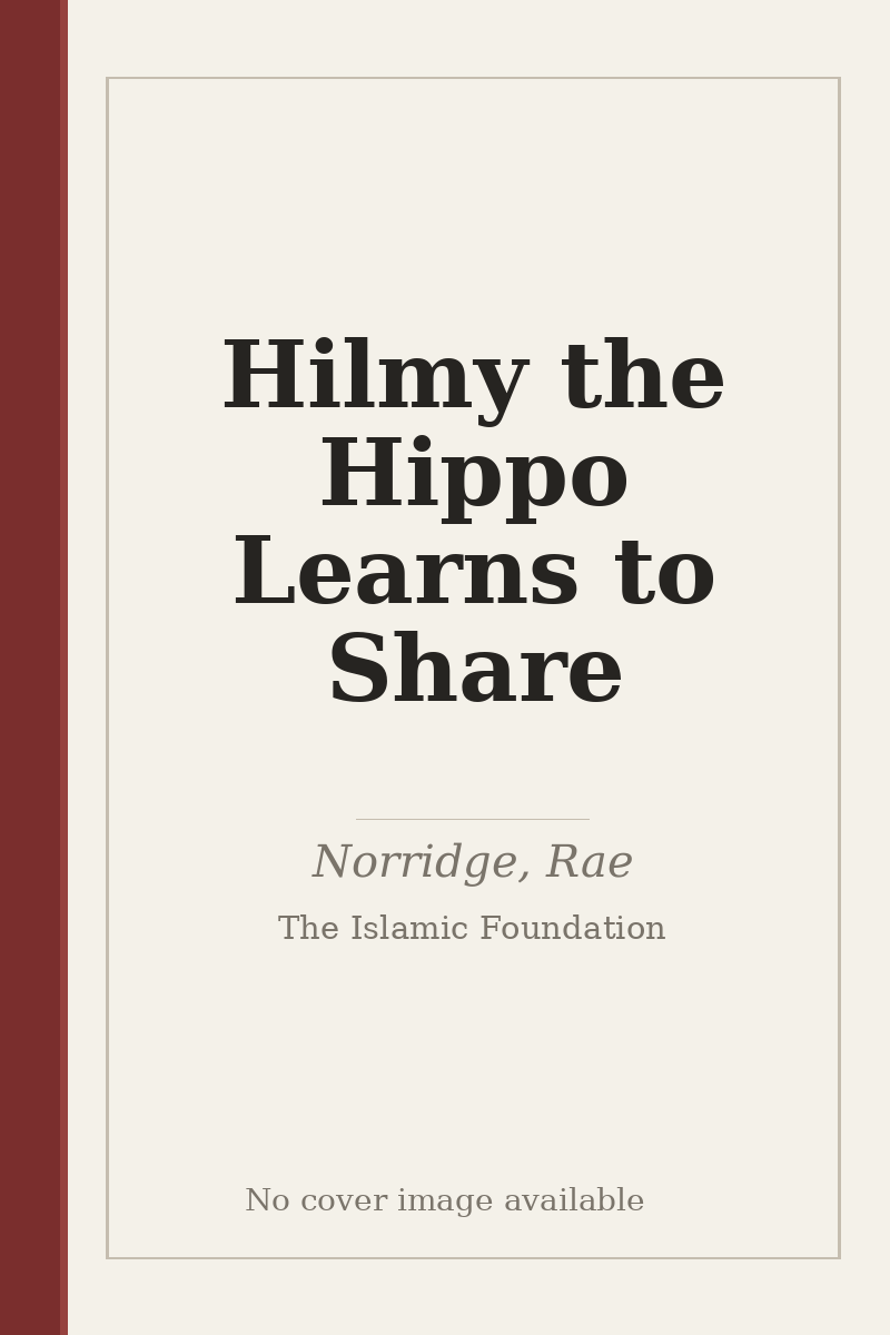 Hilmy the Hippo Learns to Share - no cover image available