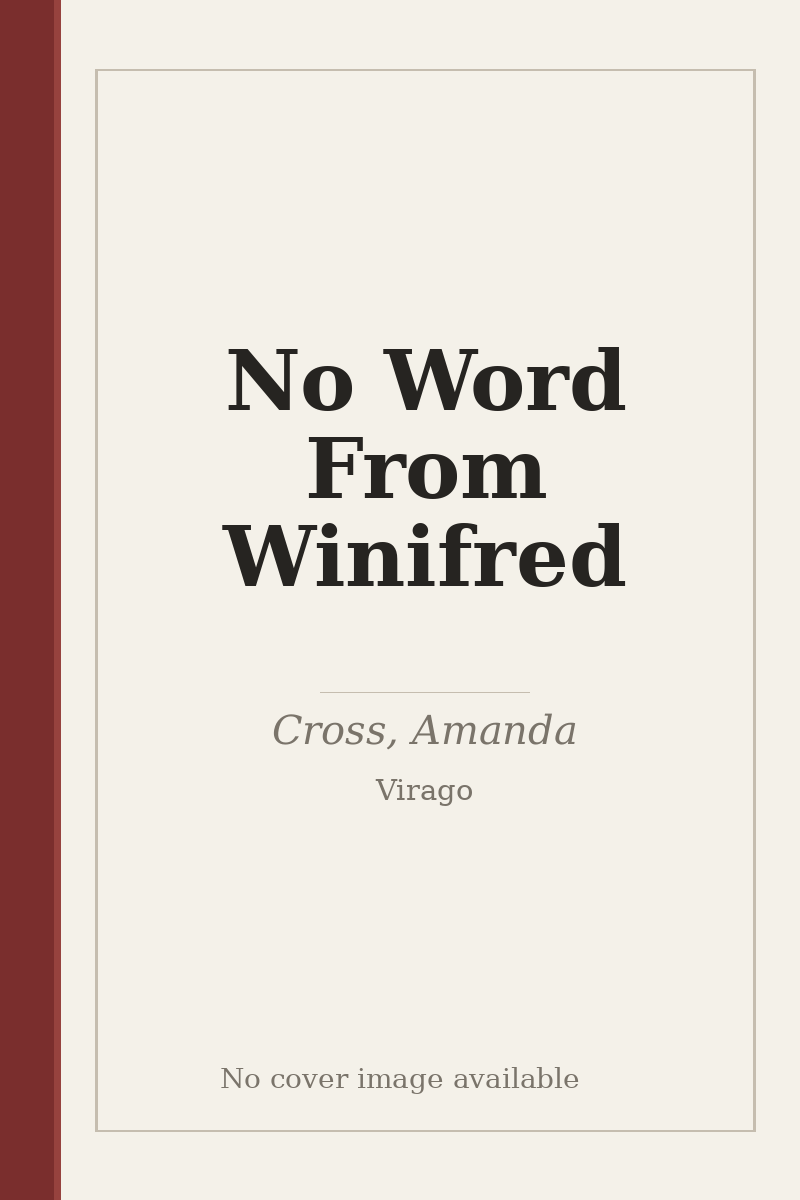 No Word From Winifred - no cover image available