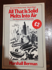 All That Is Solid Melts into Air The Experience of Modernity