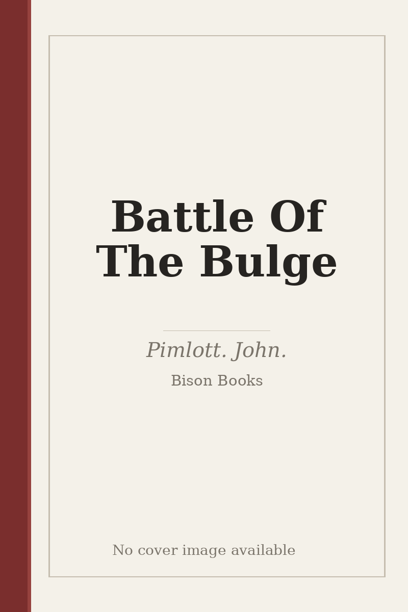 Battle Of The Bulge - no cover image available