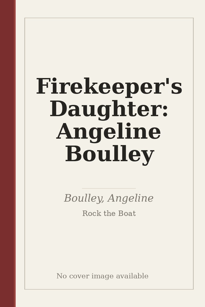 Firekeeper's Daughter: Angeline Boulley - no cover image available