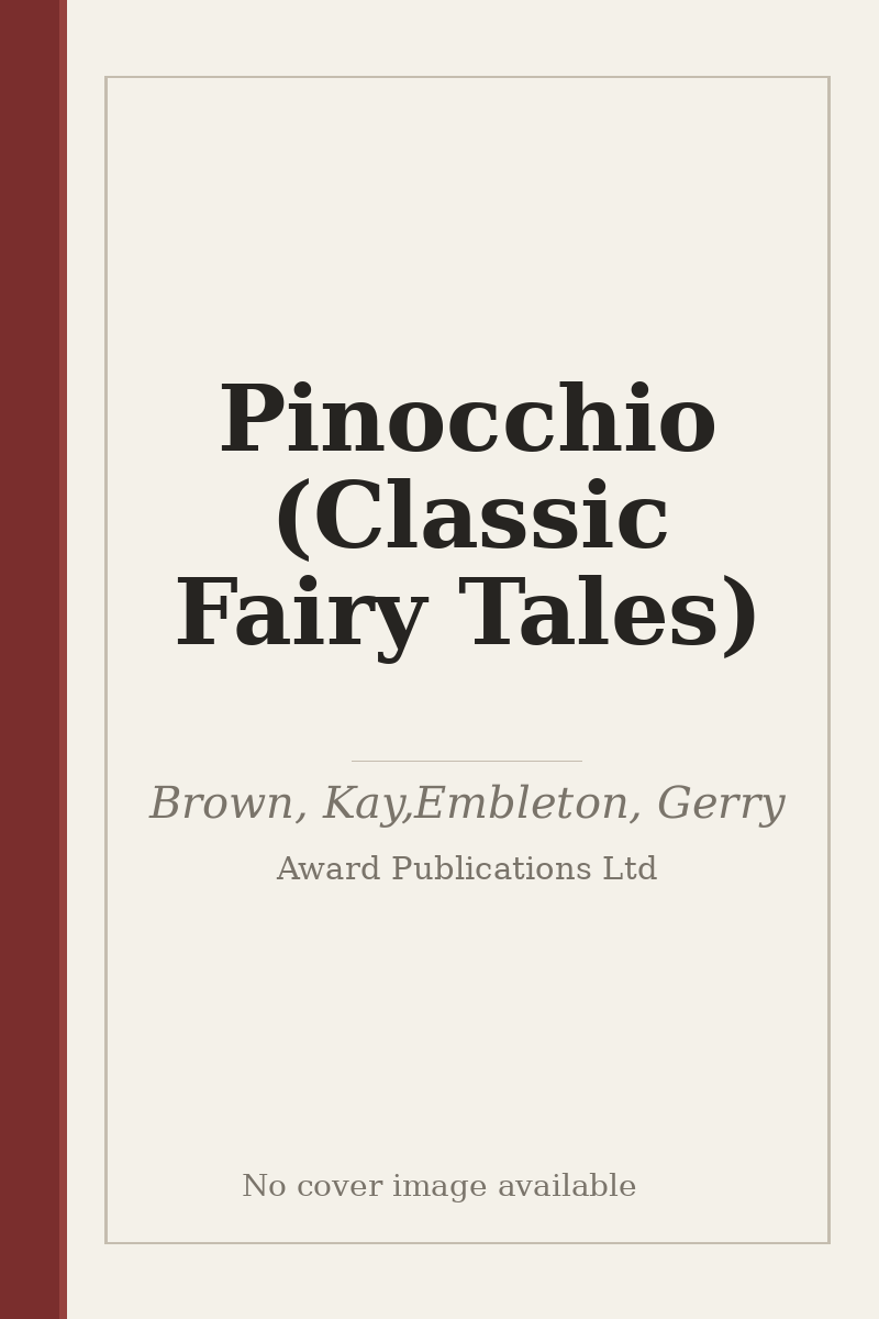 Pinocchio (Classic Fairy Tales) - no cover image available