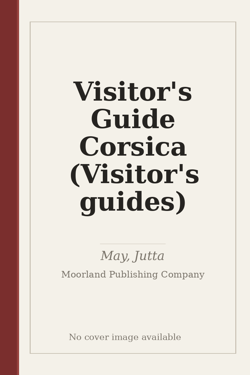 Visitor's Guide Corsica (Visitor's guides) - no cover image available