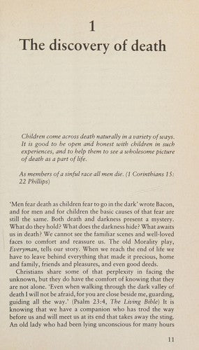 Children, Death and Bereavement