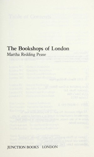 Bookshops of London