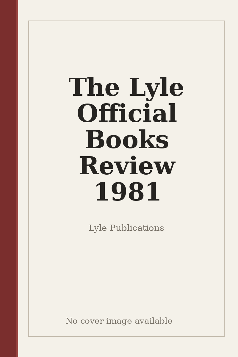 The Lyle Official Books Review 1981 - no cover image available
