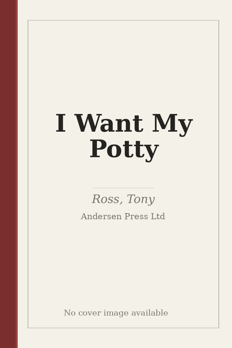I Want My Potty - no cover image available
