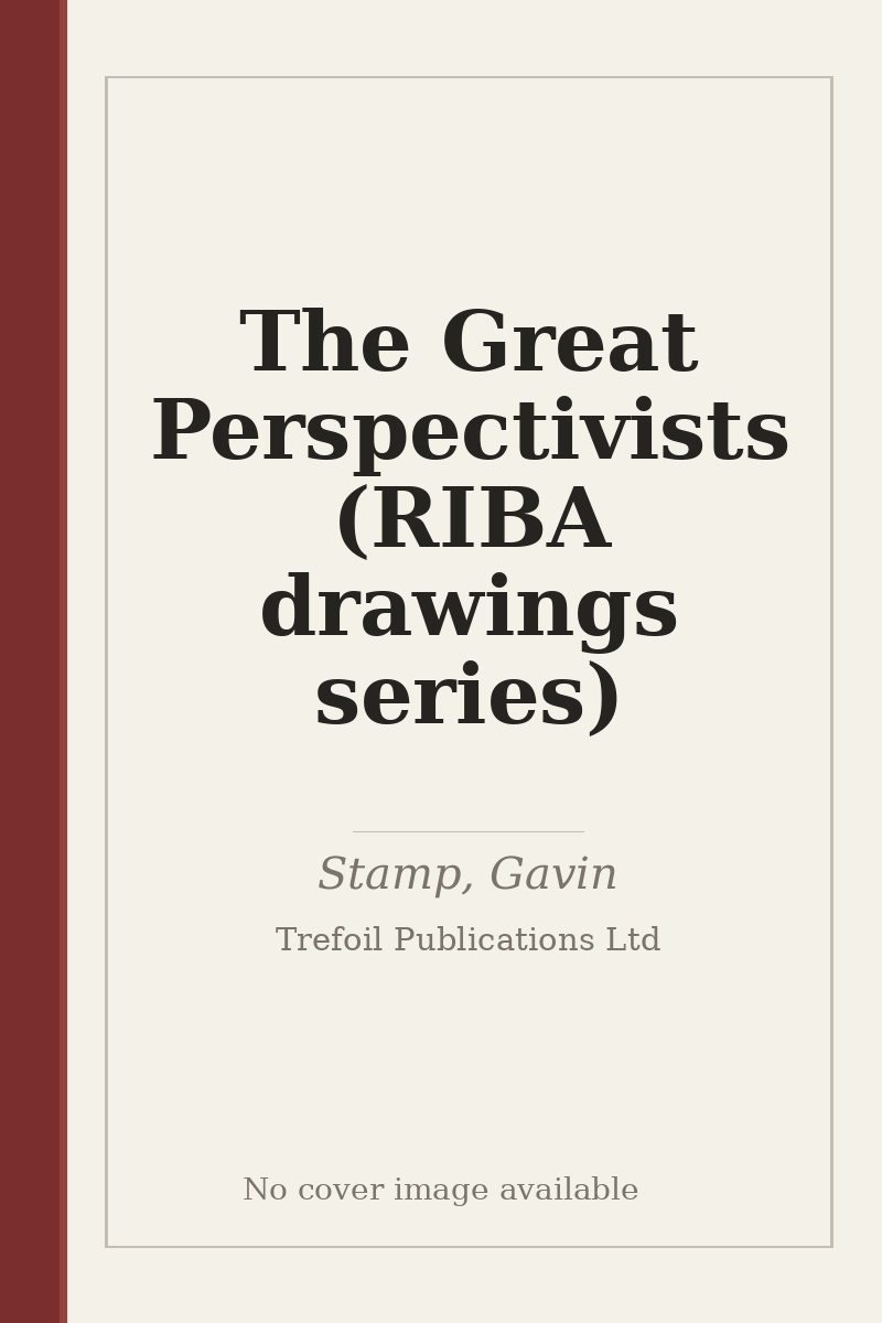 The Great Perspectivists (RIBA drawings series) - no cover image available