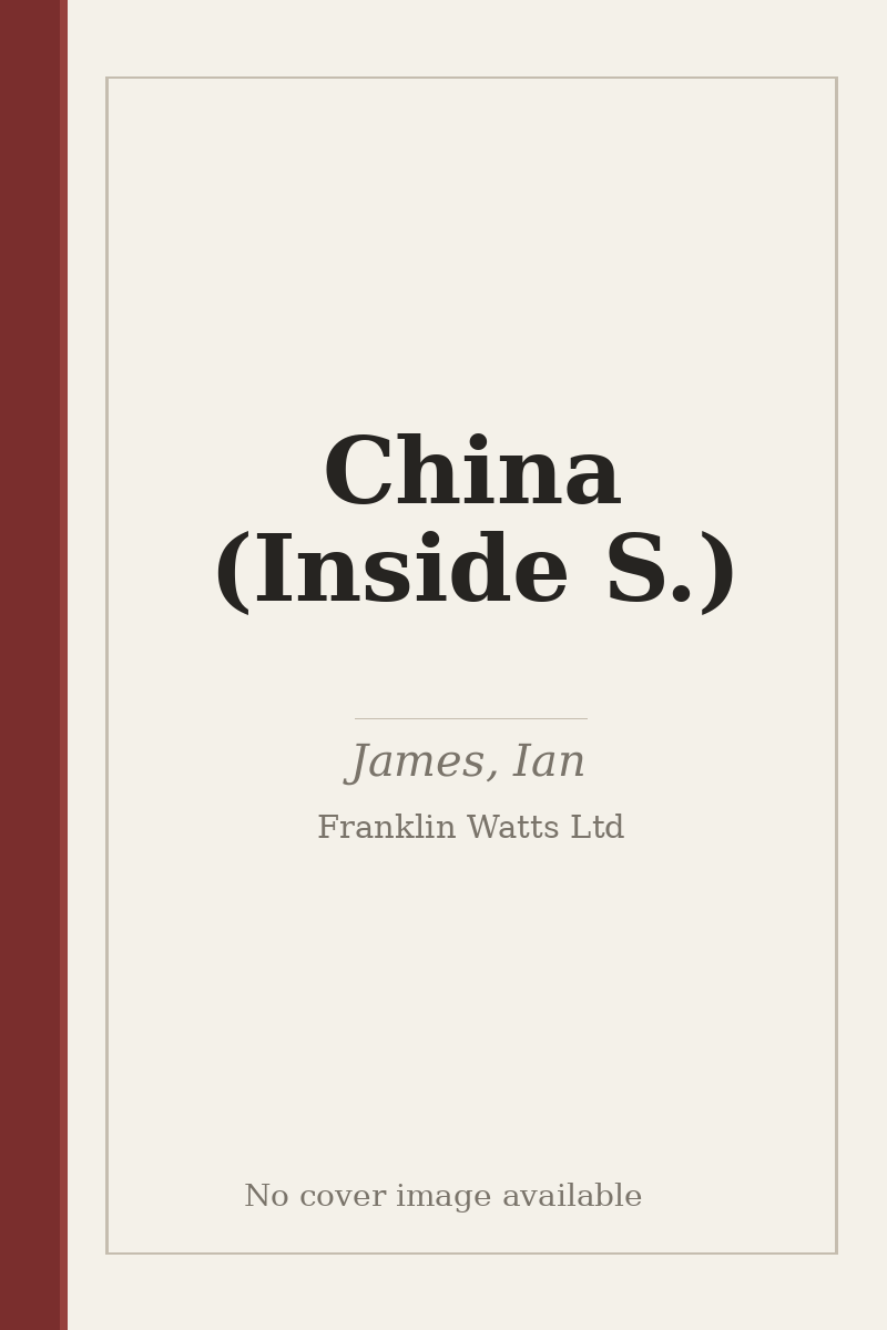China (Inside S.) - no cover image available