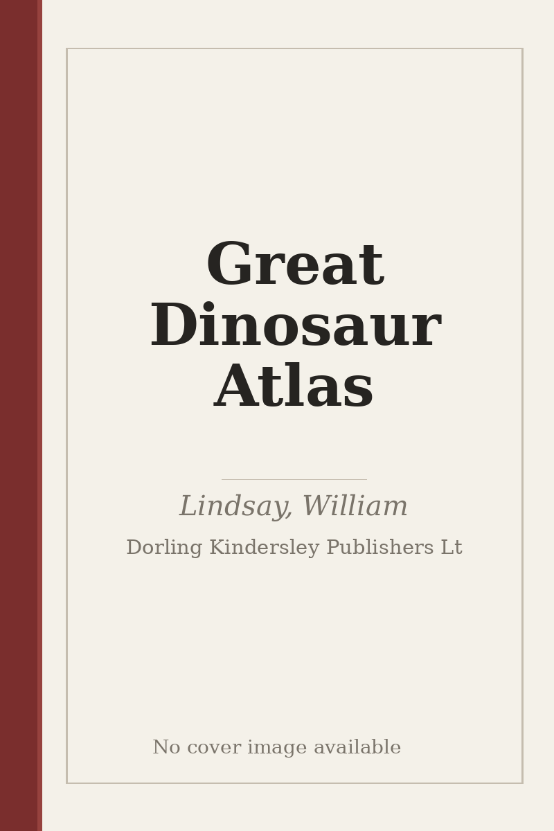 Great Dinosaur Atlas - no cover image available