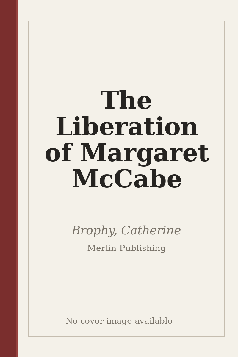 The Liberation of Margaret McCabe - no cover image available