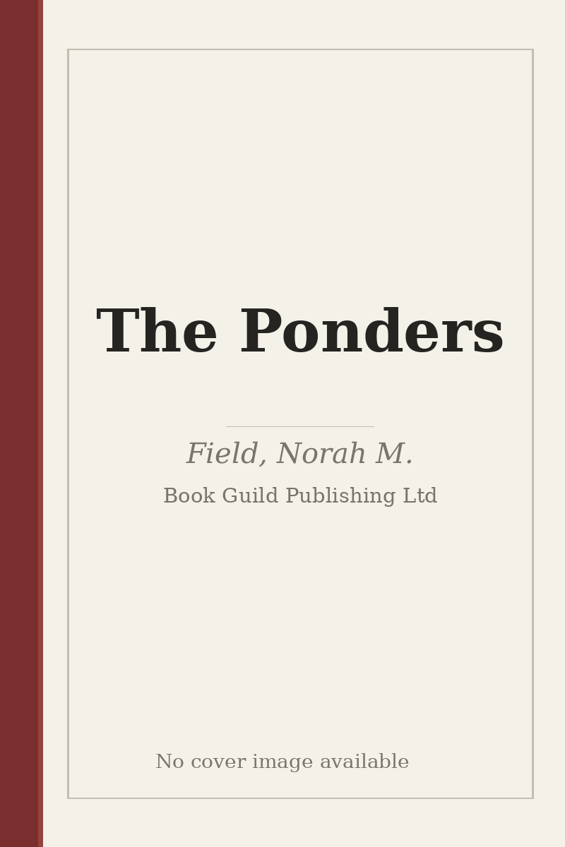 The Ponders - no cover image available