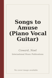 Songs to Amuse (Piano Vocal Guitar)