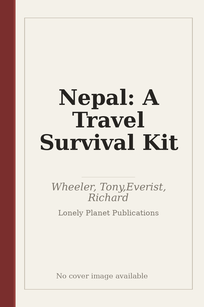 Nepal: A Travel Survival Kit - no cover image available