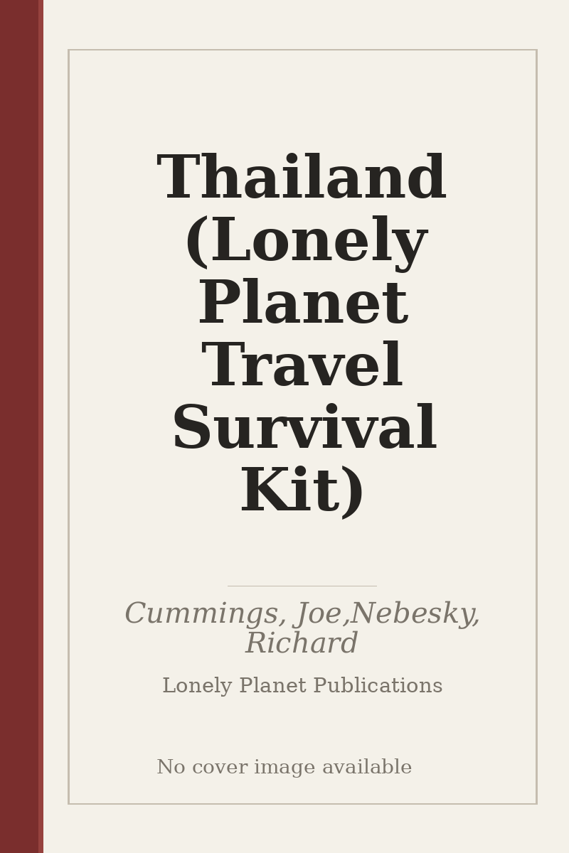 Thailand (Lonely Planet Travel Survival Kit) - no cover image available