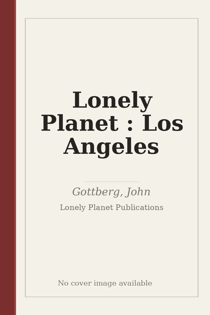 Lonely Planet : Los Angeles - no cover image available