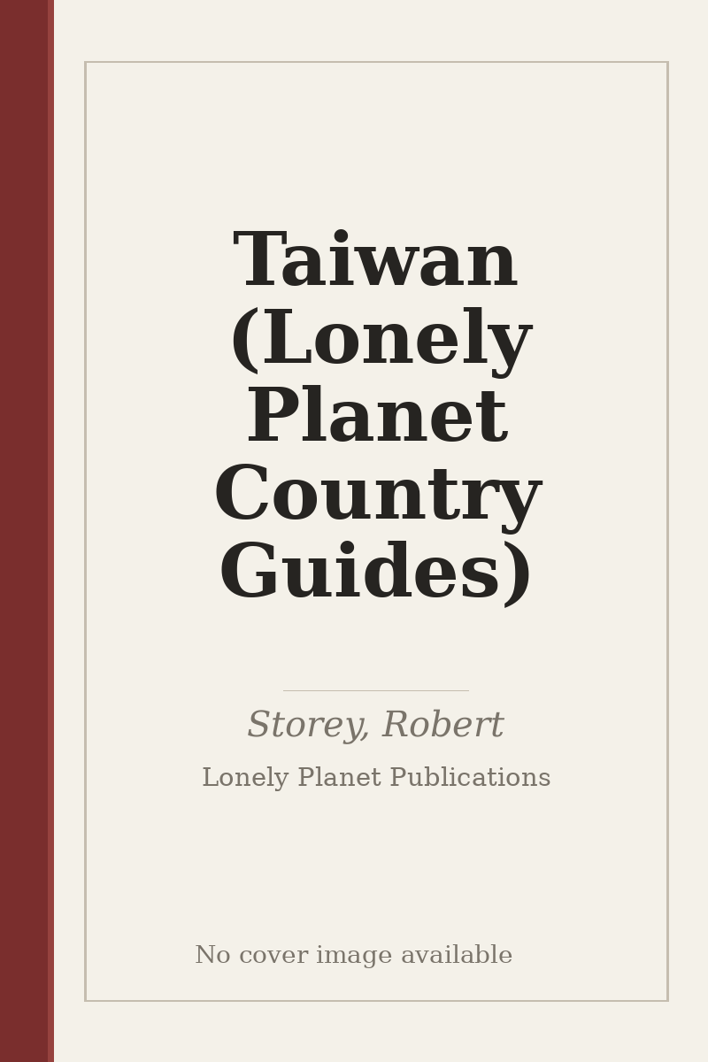 Taiwan (Lonely Planet Country Guides) - no cover image available