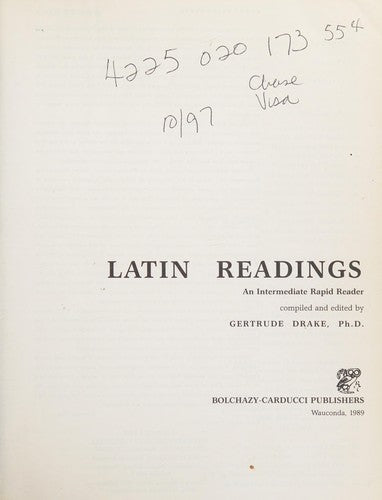 Latin Readings