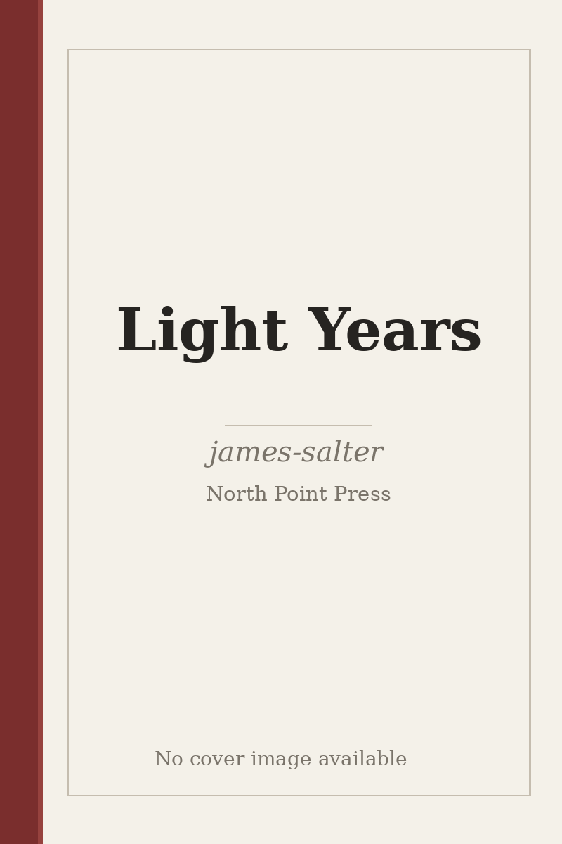 Light Years - no cover image available