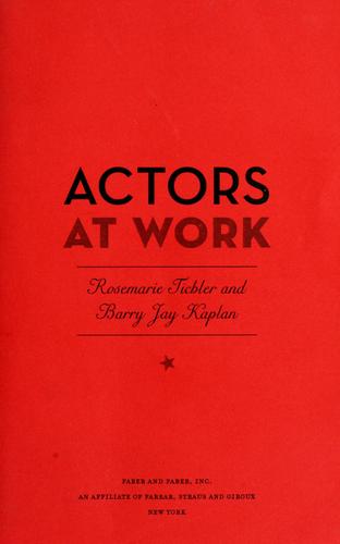 Actors at Work: Conversations