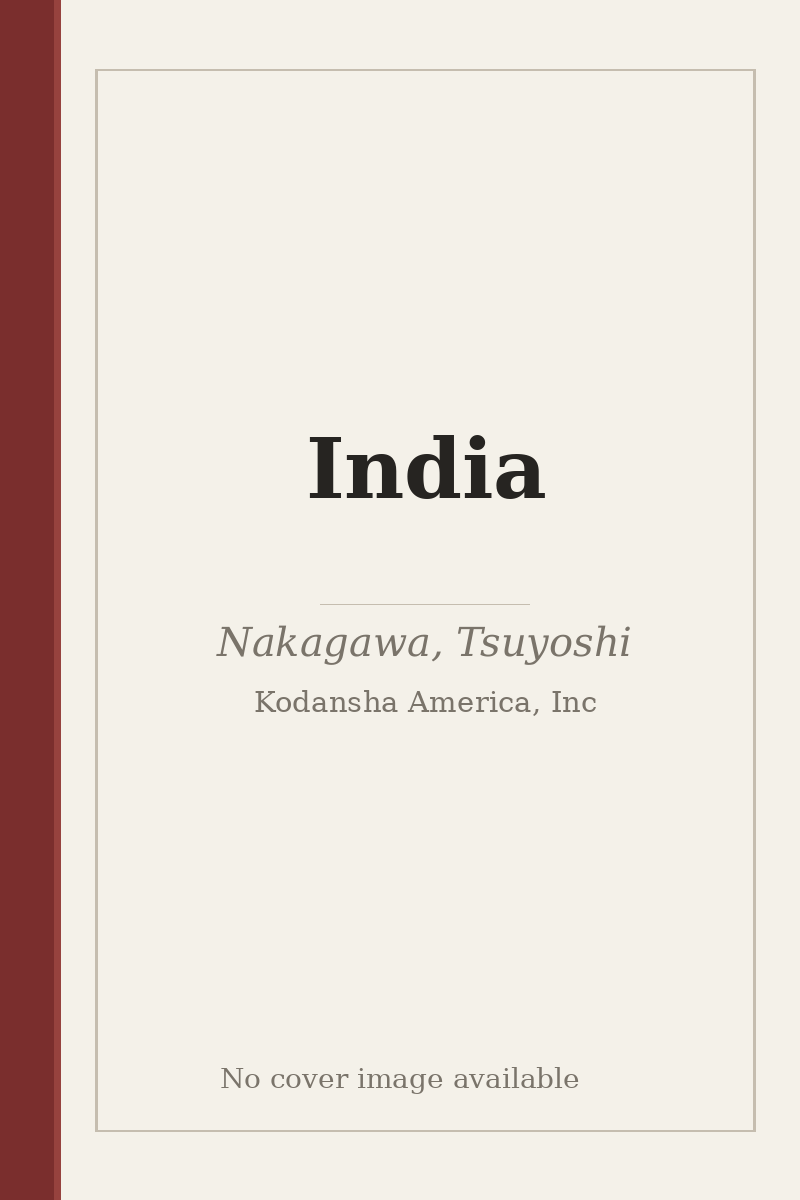 India - no cover image available