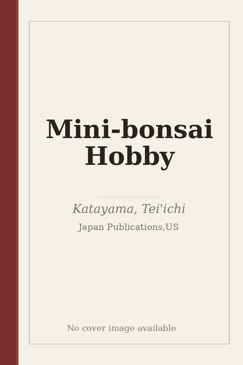 Mini-bonsai Hobby - no cover image available