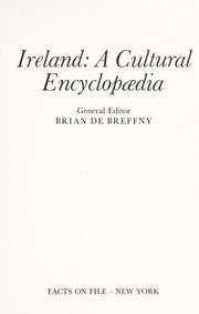 Ireland: A Cultural Encyclopedia