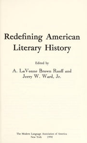 Redefining American Literary History (Committee on Literatures & Languages of)