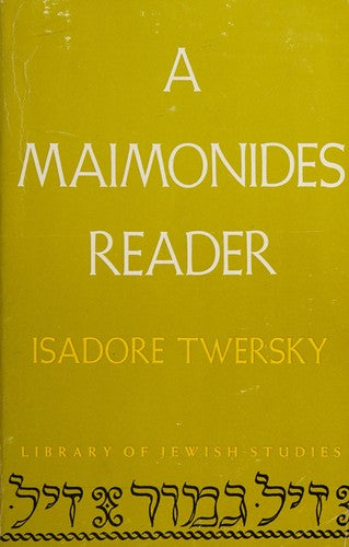 A Maimonides Reader