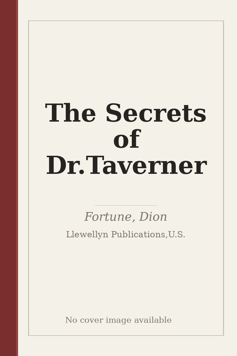 The Secrets of Dr.Taverner - no cover image available