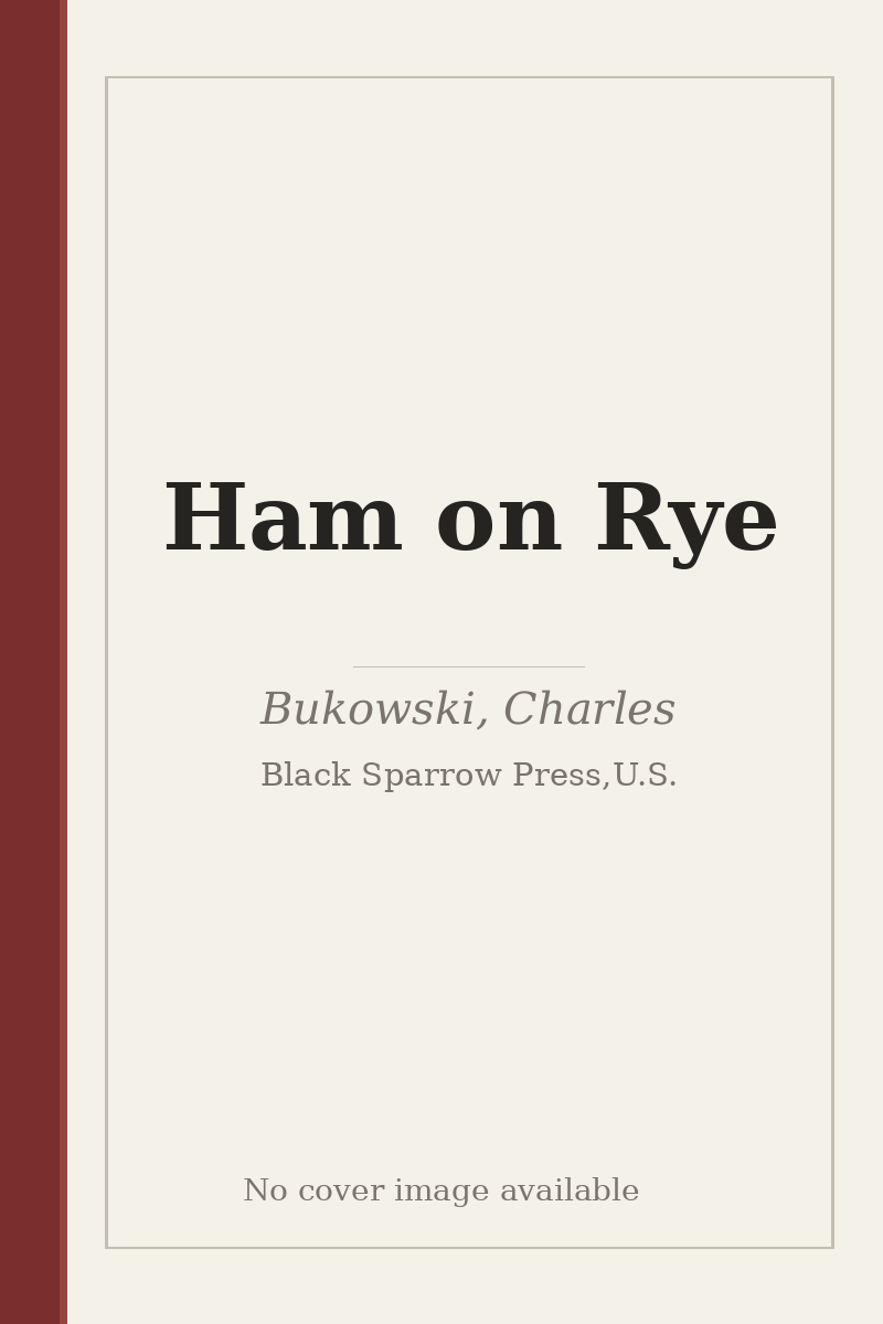 Ham on Rye - no cover image available