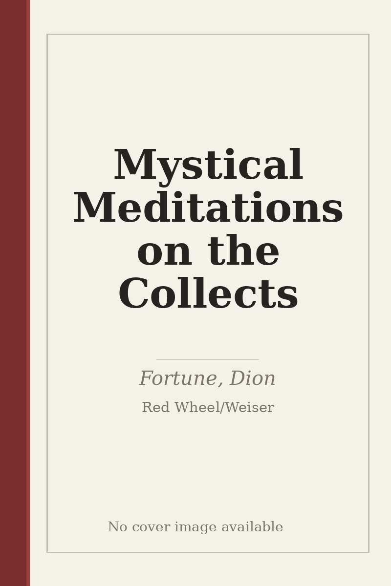 Mystical Meditations on the Collects - no cover image available