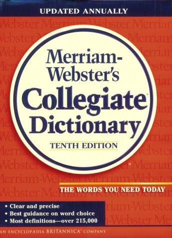 Plain Edge: 10th edition (Merriam-Webster Collegiate Dictionary)