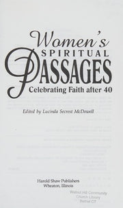 Women's Spiritual Passages