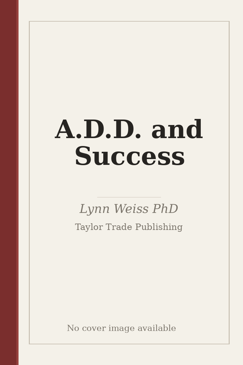 A.D.D. and Success - no cover image available