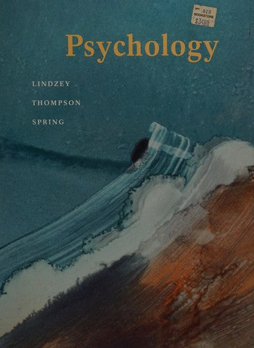 Psychology 3ed Lindzey