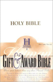 KJV Gift & Award Bible, White Imitation Leather