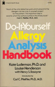 Do-it-yourself Allergy Analysis Handbook
