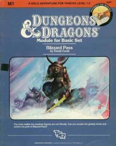 Blizzard Pass (Dungeons & Dragons Module M1)