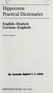 Hippocrene Practical Dictionaries English-Deutsch German-Englisch