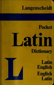 Classical Latin-English Langenscheidt Pocket Dictionary