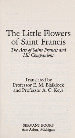 Little Flowers of St. Francis