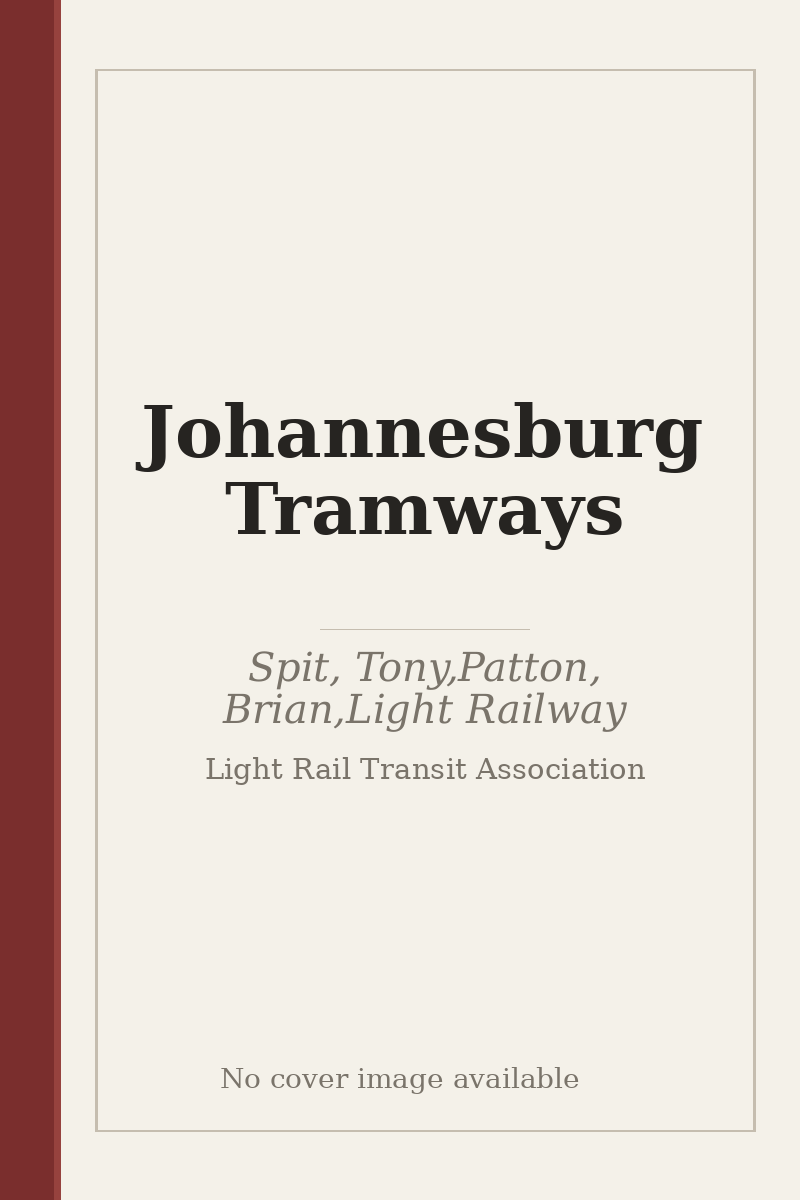 Johannesburg Tramways - no cover image available