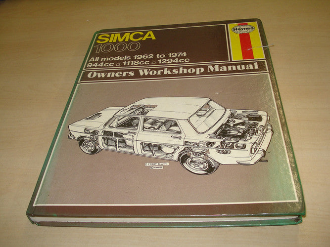 Simca 1000 Owner's Workshop Manual