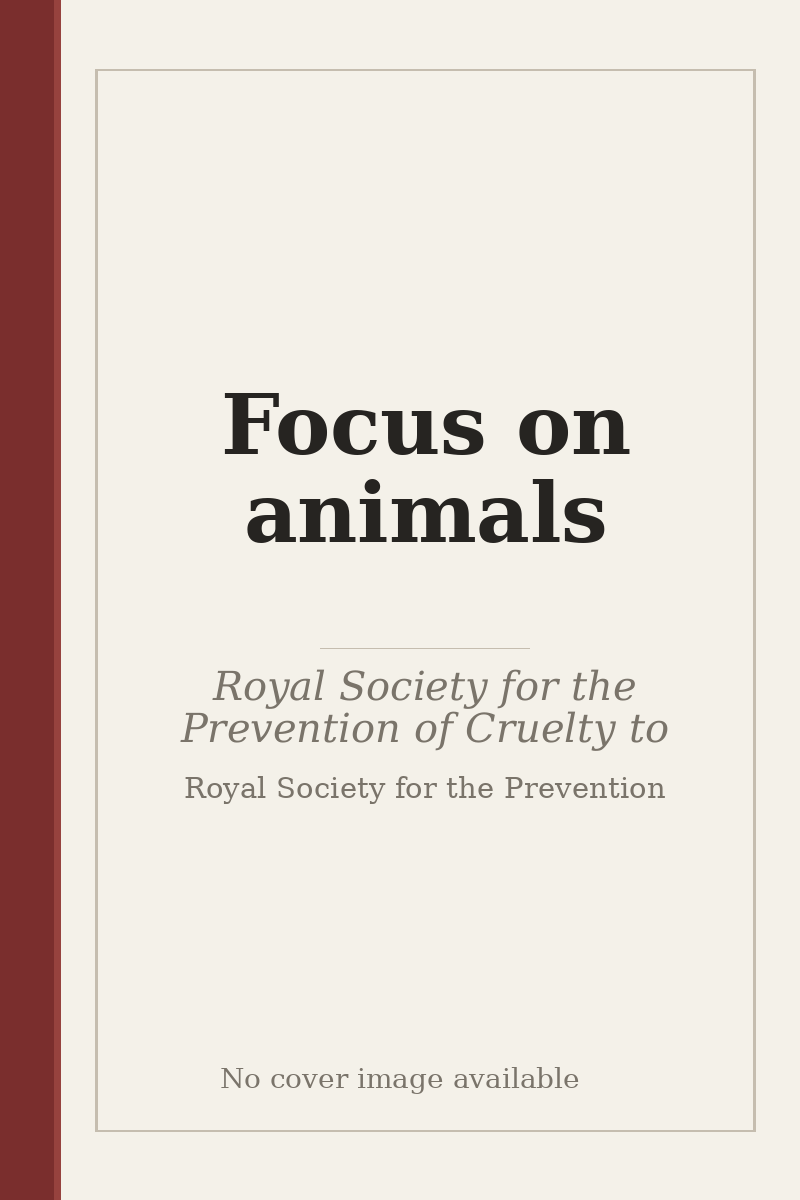 Focus on animals - no cover image available