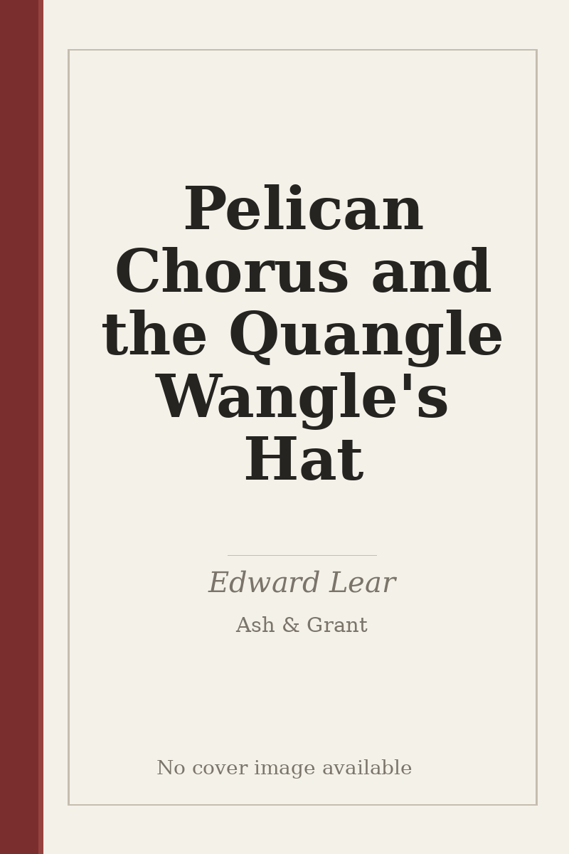 Pelican Chorus and the Quangle Wangle's Hat - no cover image available